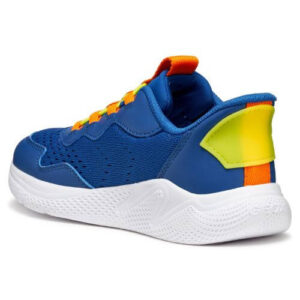 Pantofi copii baieti din material sintetic si textil Geox Easy-Fit, Albastru – J65NQA-01454-C0685