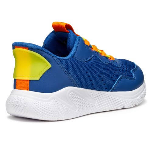 Pantofi copii baieti din material sintetic si textil Geox Easy-Fit, Albastru – J65NQA-01454-C0685