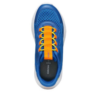 Pantofi copii baieti din material sintetic si textil Geox Easy-Fit, Albastru – J65NQA-01454-C0685