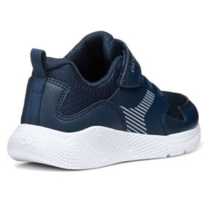 Pantofi copii baieti din material sintetic si textil Geox, Albastru – J55GBA-0BC14-C4002