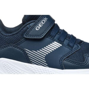 Pantofi copii baieti din material sintetic si textil Geox, Albastru – J55GBA-0BC14-C4002