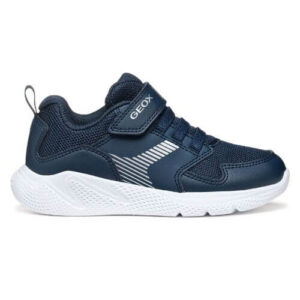 Pantofi copii baieti din material sintetic si textil Geox, Albastru – J55GBA-0BC14-C4002