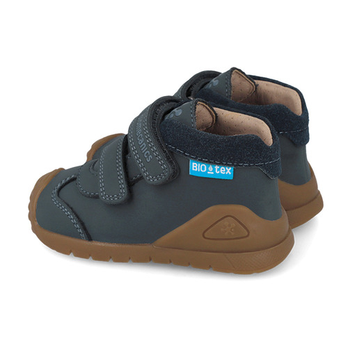 Pantofi copii baieti din piele impermeabili, Albastru, Biomecanics – 261134-A556