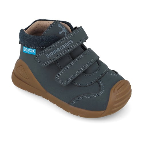 Pantofi copii baieti din piele impermeabili, Albastru, Biomecanics – 261134-A556