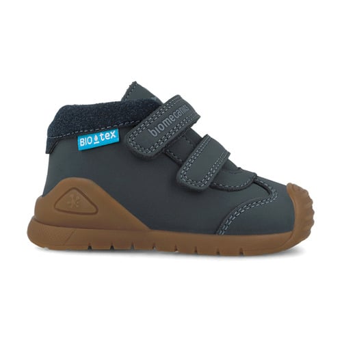 Pantofi copii baieti din piele impermeabili, Albastru, Biomecanics – 261134-A556