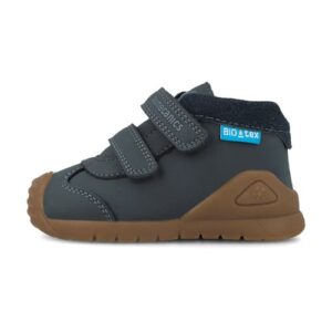 Pantofi copii baieti din piele impermeabili, Albastru, Biomecanics – 261134-A556