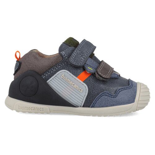 Pantofi copii baieti din piele, Albastru Denim, Biomecanics – 261123-A556