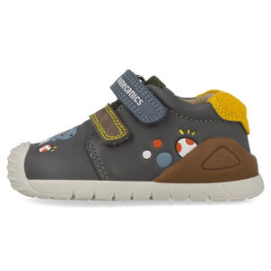Pantofi copii baieți din piele, Albastru – Dino, Biomecanics – 261128-B213