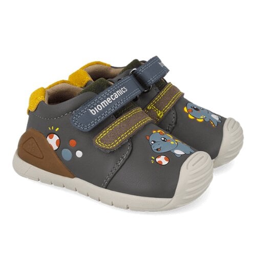 Pantofi copii baieți din piele, Albastru – Dino, Biomecanics – 261128-B213 Pantofi copii baieți din piele, Albastru – Dino, Biomecanics – 261128-B213