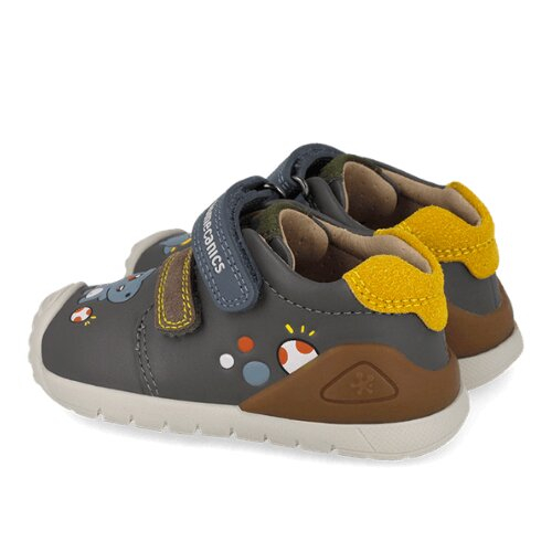 Pantofi copii baieți din piele, Albastru – Dino, Biomecanics – 261128-B213