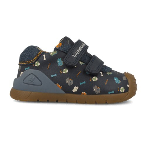 Pantofi copii baieți din piele, Albastru – Dino, Biomecanics – 261129-A183