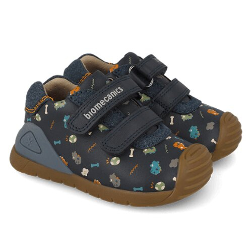 Pantofi copii baieți din piele, Albastru – Dino, Biomecanics – 261129-A183 Pantofi copii baieți din piele, Albastru – Dino, Biomecanics – 261129-A183