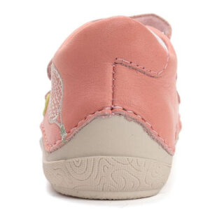 Pantofi copii fete din piele Barefoot DD Step, Roz – S116-61682C