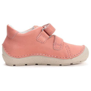 Pantofi copii fete din piele Barefoot DD Step, Roz – S116-61682C