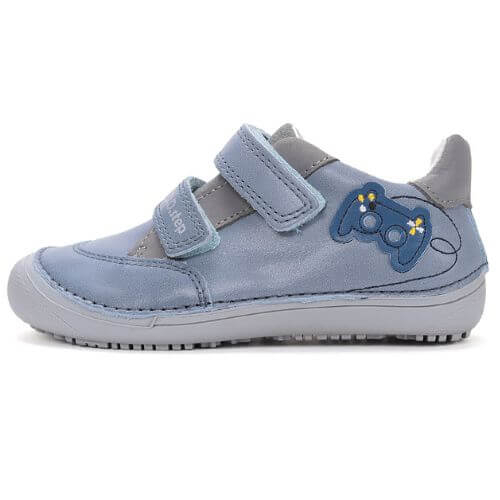 Pantofi copii baieti din piele Barefoot DD Step, Albastru – S063-61460A Pantofi copii baieti din piele Barefoot DD Step, Albastru – S063-61460A