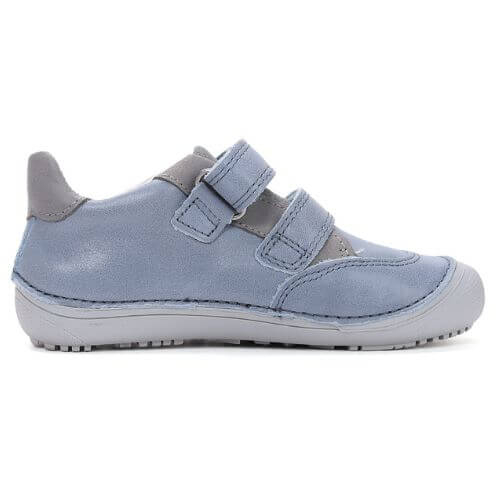 Pantofi copii baieti din piele Barefoot DD Step, Albastru – S063-61460A