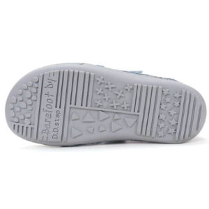 Pantofi copii baieti din piele Barefoot DD Step, Albastru – S063-61460A