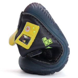 Pantofi copii baieti din piele Barefoot DD Step, Albastru – S073-61373