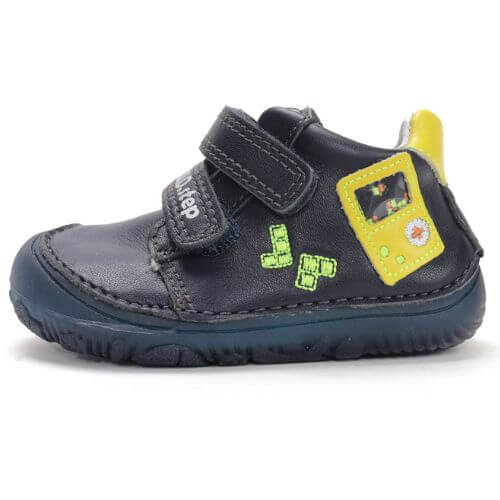 Pantofi copii baieti din piele Barefoot DD Step, Albastru – S073-61373 Pantofi copii baieti din piele Barefoot DD Step, Albastru – S073-61373