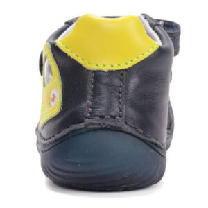 Pantofi copii baieti din piele Barefoot DD Step, Albastru – S073-61373