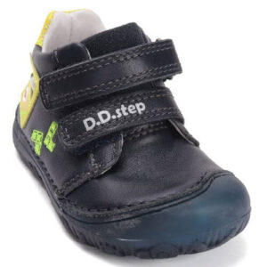 Pantofi copii baieti din piele Barefoot DD Step, Albastru – S073-61373