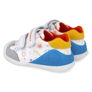 Pantofi copii baieti din piele Biomecanics, Alb – 252115-C835