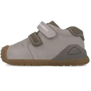 Pantofi copii baieti din piele Biomecanics, Gri – 251121-B154