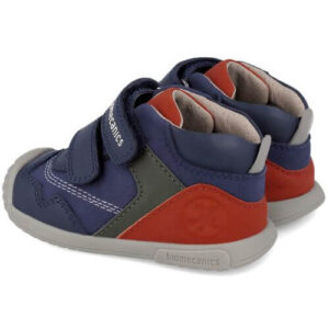 Pantofi copii baieti din piele Biomecanics, model inalt, Albastru – 251125-A183