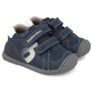 Pantofi copii baieti din piele Biomecanics, Albastru – 251122-A183