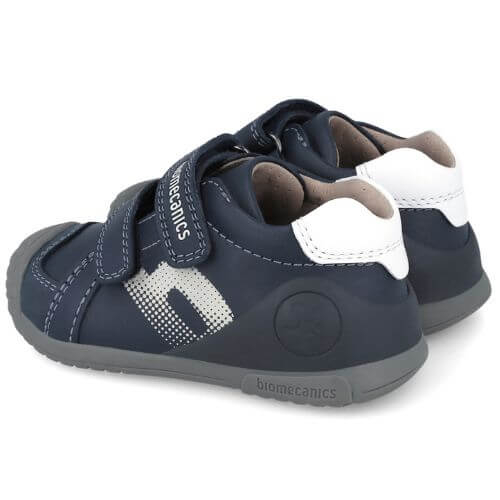 Pantofi copii baieti din piele Biomecanics, Albastru – 251122-A183