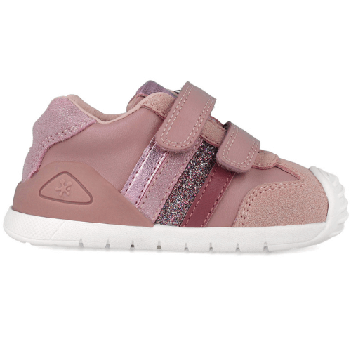 Pantofi copii fete din piele Biomecanics, Roz – 251129-E159