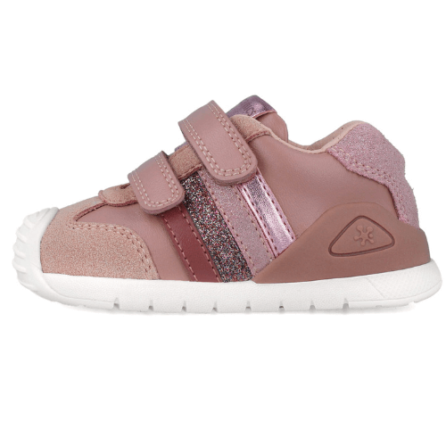 Pantofi copii fete din piele Biomecanics, Roz – 251129-E159