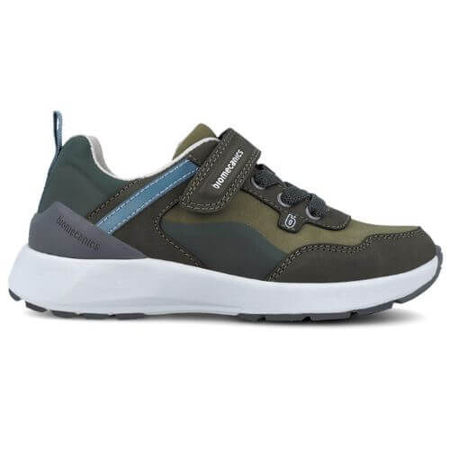 Pantofi copii baieti din piele Biomecanics, Verde – 251277-B801
