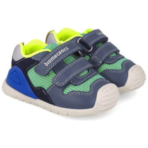 Pantofi copii baieti din piele Biomecanics, Verde – 252120-B837