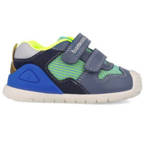 Pantofi copii baieti din piele Biomecanics, Verde – 252120-B837