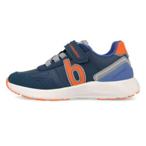 Pantofi copii baieți din piele Biomecanics, Azul Marino- 261275-A089