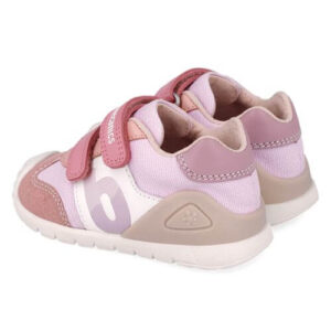 Pantofi copii fete din piele Biomecanics, Roz – 252119-D378