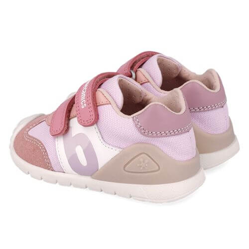 Pantofi copii fete din piele Biomecanics, Roz – 252119-D378