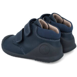 Pantofi copii baieti din piele Biomecanics, model inalt, Albastru – 251133-A183