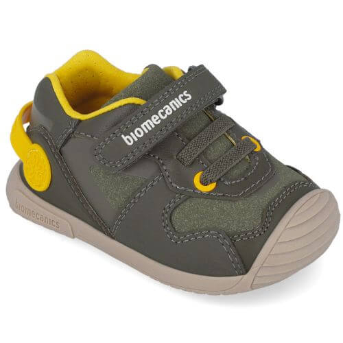 Pantofi copii baieti din piele Biomecanics, Verde – 251126-B788