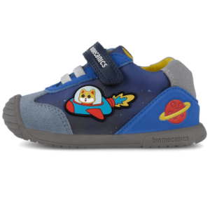 Pantofi copii baieti din piele Biomecanics, Albastru – 251128-A183