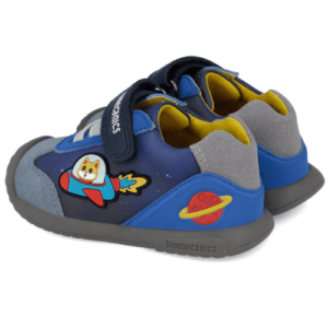 Pantofi copii baieti din piele Biomecanics, Albastru – 251128-A183