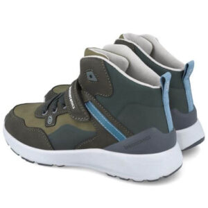Pantofi copii baieti din piele Biomecanics, Verde – 251278-B801