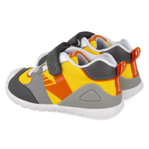 Pantofi copii baieti din piele Biomecanics, Galben – 252121-B213