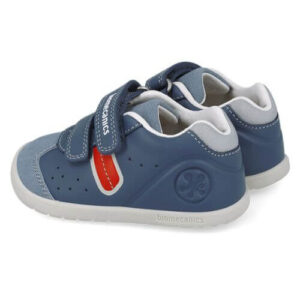 Pantofi copii baieti calapod lat din piele Biomecanics, Albastru – 252162-A556