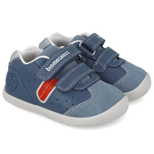 Pantofi copii baieti calapod lat din piele Biomecanics, Albastru – 252162-A556 Pantofi copii baieti calapod lat din piele Biomecanics, Albastru – 252162-A556