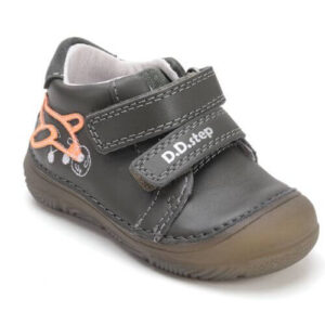 Pantofi copii baieti din piele DD Step, Kaki – S082-52781B