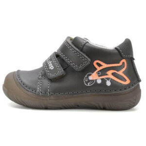 Pantofi copii baieti din piele DD Step, Kaki – S082-52781B