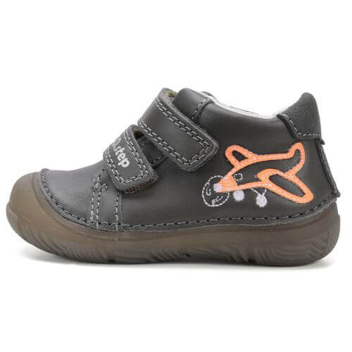 Pantofi copii baieti din piele DD Step, Kaki – S082-52781B