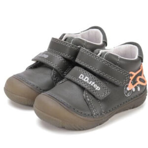 Pantofi copii baieti din piele DD Step, Kaki – S082-52781B